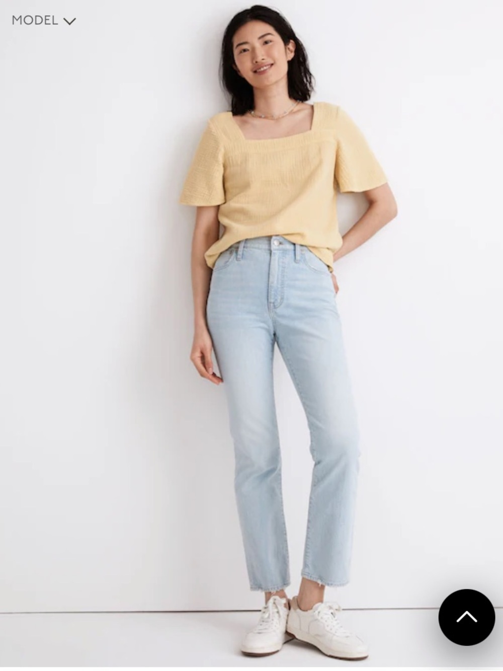 Madewell Slim Demi Boot Jean in Bellmeade Wash